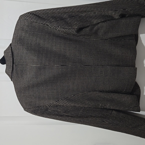 Calvin Klein tan brown fully lined, button down, front pockets, blazer jacke 6 - Picture 7 of 7